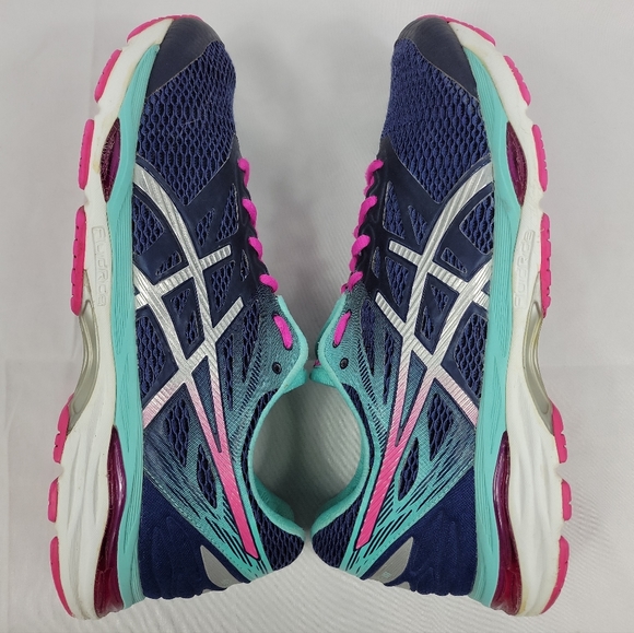 Asics Gel Cumulus 18 Athletic Comfort Shoes Womens Size 10 Multicolor T6C8N - Picture 10 of 12